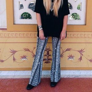 Paisley Print Bell Bottoms